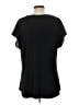 Allison Daley Silver Short Sleeve Blouse Size L - photo 2
