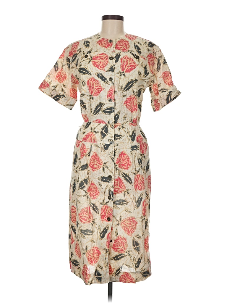 Pre-owned Liz Claiborne Casual Dress In Brown