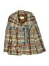 Verde & Mela Tweed Brown Coat Size 6 - photo 1