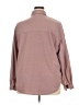 HOTOUCH Solid Burgundy Long Sleeve Blouse Size XXL - photo 2
