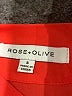 Rose + Olive 100% Polyester Orange 3/4 Sleeve Blouse Size S - photo 7