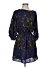 Tegan 100% Polyester Print Blue Cocktail Dress Size 4 - photo 1