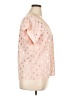 Shein 100% Polyester Pink Short Sleeve Blouse Size XL - photo 4