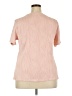 Micoson Pink Short Sleeve Blouse Size XXL - photo 2