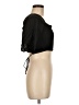 Shore Black Short Sleeve Top Size M - photo 4