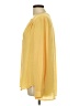 Pleione 100% Polyester Yellow Long Sleeve Blouse Size L - photo 5