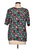 Kathy Che Teal Blue Short Sleeve Blouse Size L (estimated) - photo 1