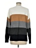 French Connection Color Block Gray Brown Pullover Sweater Size M - photo 2