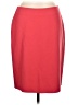 Giorgio Armani 100% Wool Solid Red Pink Wool Skirt Size L (estimated) - photo 1