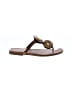 Miu Miu Brown Leather Gem Accent Sandals Size EU 35 - photo 1