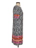 Eliza J Print Blue Casual Dress Size 2 - photo 4