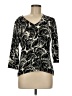 Magaschoni Paisley Black Pullover Sweater Size M (estimated) - photo 1