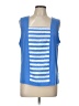 Bob Mackie Blue Sleeveless Top Size L - photo 1