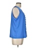 Bob Mackie Blue Sleeveless Top Size L - photo 4