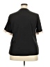 Unbranded Black Short Sleeve Blouse Size XXL - photo 2