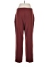 Ellen Tracy Solid Burgundy Casual Pants Size 6 - photo 2