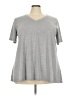 Assorted Brands Gray Short Sleeve T-Shirt Size 4X - photo 1