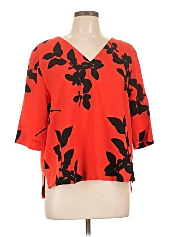 DKNY Short Sleeve Blouse (view 1)