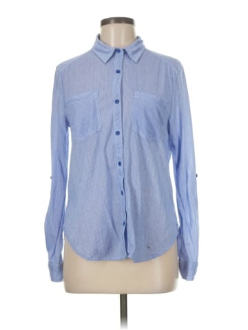 Passport Long Sleeve Button-Down Shirt (view 1)