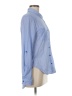 Passport Blue Long Sleeve Button-Down Shirt Size M - photo 4
