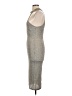 Windsor Metallic Gray Cocktail Dress Size L - photo 5