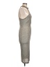 Windsor Metallic Gray Cocktail Dress Size L - photo 4