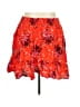 Torrid 100% Rayon Floral Red Casual Skirt Size 3X Plus (3) - photo 1