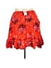 Torrid 100% Rayon Floral Red Casual Skirt Size 3X Plus (3) - photo 2
