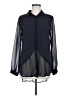 Harve Benard 100% Polyester Black Long Sleeve Blouse Size M - photo 1