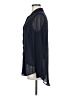 Harve Benard 100% Polyester Black Long Sleeve Blouse Size M - photo 5
