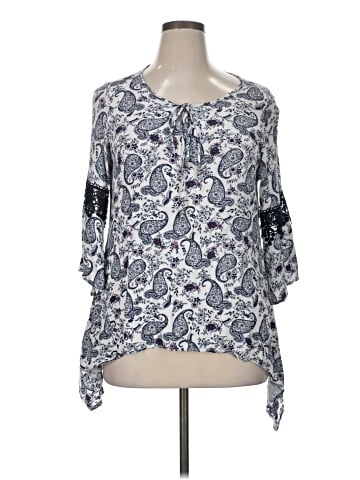 Robert Louis 3/4 Sleeve Blouse (view 1)