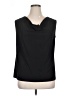 Claudia Richard Black Sleeveless Blouse Size 1X - photo 1