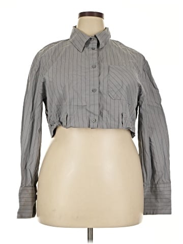 Zara Long Sleeve Button-Down Shirt (view 1)