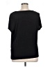 Laura Scott Black Short Sleeve Top Size XL - photo 2