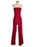 Crystal Sky Solid Red Jumpsuit Size S - photo 1