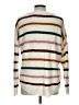SO 100% Acrylic Stripes White Pullover Sweater Size L - photo 2