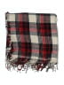 Unbranded Plaid Burgundy Red Scarf One size - photo 2