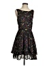 JACK 100% Polyester Paisley Black Cocktail Dress Size S - photo 1