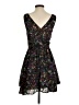JACK 100% Polyester Paisley Black Cocktail Dress Size S - photo 2