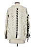 Assorted Brands Chevron-herringbone Ivory Pullover Sweater Size S - photo 2