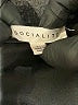 Socialite Black 3/4 Sleeve Blouse Size L - photo 7