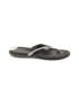 Adidas Black Flip Flops Size 7 - photo 1