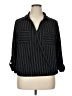 J.t.b. Black 3/4 Sleeve Button-Down Shirt Size XL - photo 1