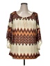 Tacera 100% Polyester Ivory 3/4 Sleeve Blouse Size 1X - photo 1