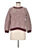 Stitches & Stripes 100% Cotton Tweed Burgundy Pullover Sweater Size M - photo 1
