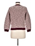 Stitches & Stripes 100% Cotton Tweed Burgundy Pullover Sweater Size M - photo 2