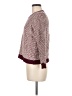 Stitches & Stripes 100% Cotton Tweed Burgundy Pullover Sweater Size M - photo 5
