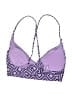 Assorted Brands Argyle Purple Swimsuit Top Size L - photo 2