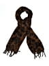 Universal Thread 100% Polyester Animal Print Brown Scarf One size - photo 1