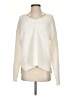 Lucky Brand 100% Polyester Solid Ivory Pullover Sweater Size S - photo 2